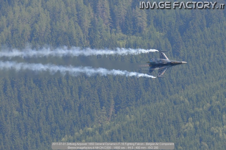 2011-07-01 Zeltweg Airpower 1650 General Dynamics F-16 Fighting Falcon - Belgian Air Component.jpg